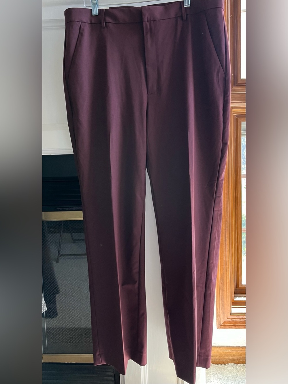 Banana Republic Women's Tailored Trousers in Burgundy—NWT